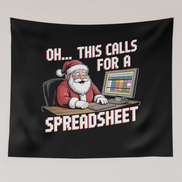 Item preview, Nerd Christmas Holiday Spreadsheet Oh Classic This Fashion For Calls Funny designed and sold by JasonCorvar.