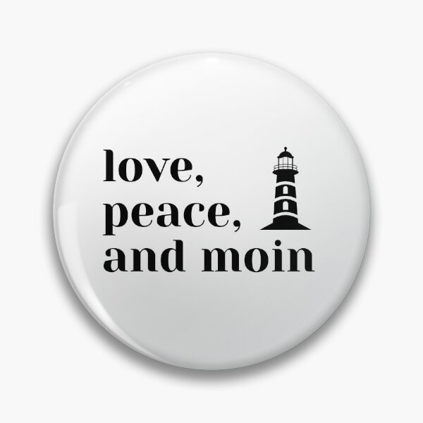 Item preview, Love, Peace and Moin – North German maritime design | Coastal love & good vibes designed and sold by Fies-und-Fein.