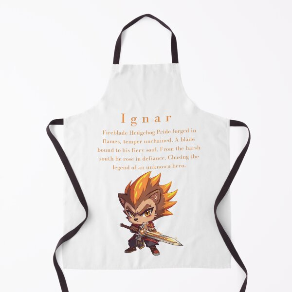 Item preview, Ignar – Fireblade Hedgehog Warrior designed and sold by Monzora.