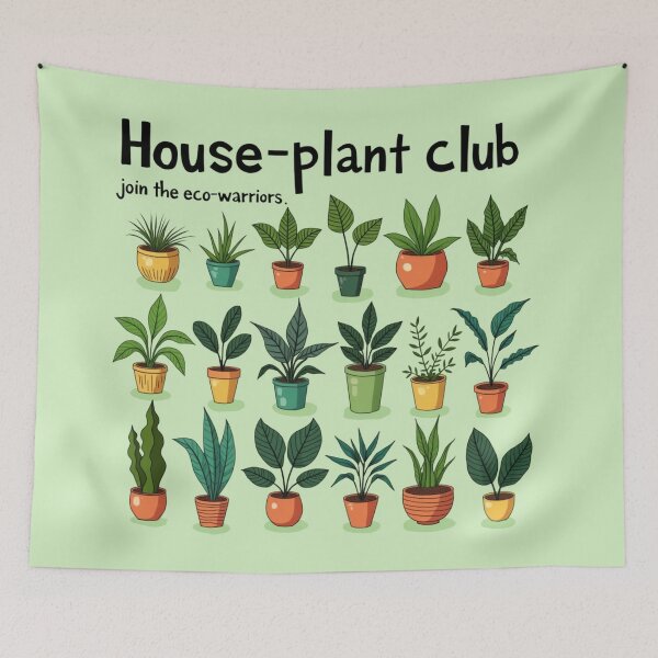 Item preview, House-Plant Club – Join the Eco-Warriors Aussie Design designed and sold by TroyTheTerrific.