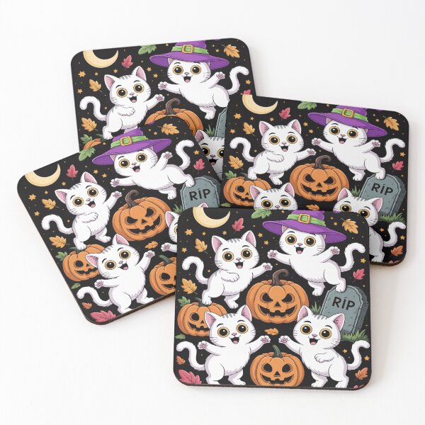Item preview, Halloween Black Cats Ghosts Women Girls Kids Toddler designed and sold by OlafLica.
