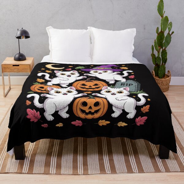 Item preview, Halloween Black Cats Ghosts Women Girls Kids Toddler designed and sold by OlafLica.
