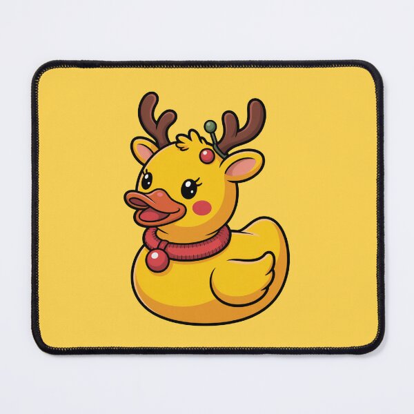 Item preview, Cute Christmas Reindeer Rubber Duck designed and sold by MonkiFlipp.
