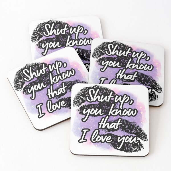 Item preview, Shut Up Easy Sapphic Kiss - Galaxy designed and sold by EvergreenRevolt.
