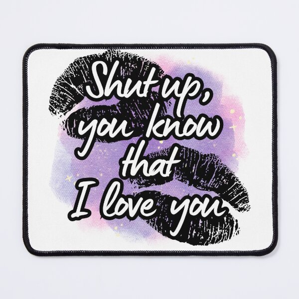 Item preview, Shut Up Easy Sapphic Kiss - Galaxy designed and sold by EvergreenRevolt.