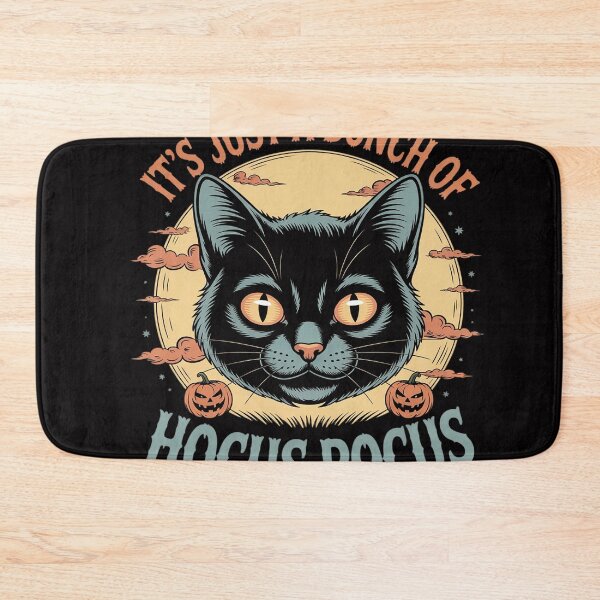 Item preview, Halloween Black Cat It's Just A Bunch Of Hocus Pocus Men Women designed and sold by OlafLica.