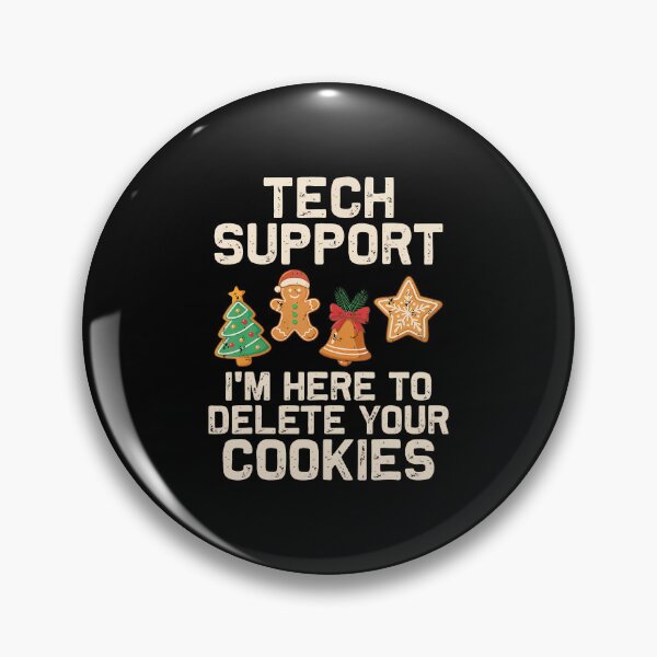 Artikelvorschau, Cookies löschen, Männer und Frauen, Weihnachtsstimmung, Computerhumor, Festtage, Computertechnik, Weihnachtssupport, Weihnachten, Support, Cookies entworfen und verkauft von KathleenEliza.