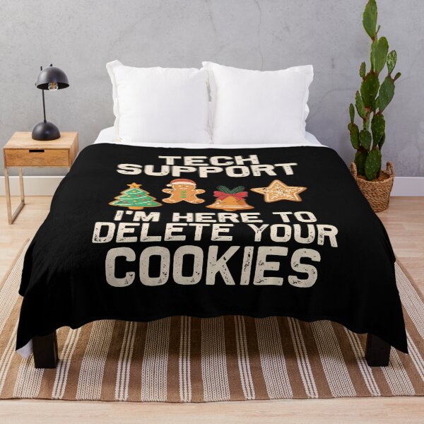 Item preview, Delete Cookies, Men Women, Holiday Cheer, Computer Humor, Festive Season, Computer Tech, Christmas Support, Xmas, Christmas, Support, Cookies designed and sold by KathleenEliza.