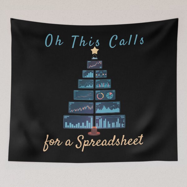Item preview, Classic Fashion Christmas For Funny Nerd Holiday Oh Spreadsheet This Calls designed and sold by JasonCorvar.