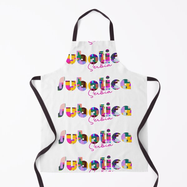 Item preview, Subotica, Serbia, Vibrant Abstract City Typography Art designed and sold by Wanderful-roads.