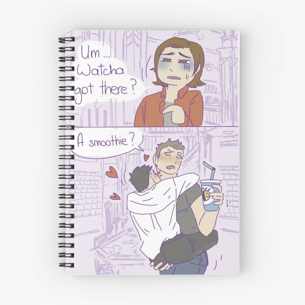 Item preview, A smoothie meme Destiel designed and sold by Melle-OtterWise.