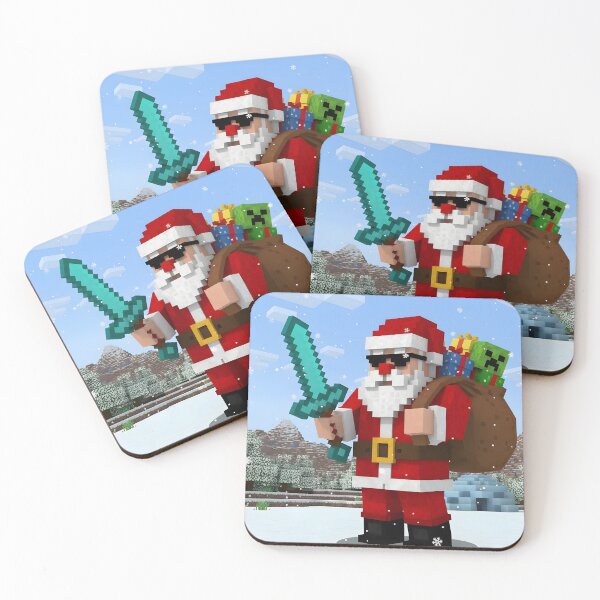 Item preview, Epic Pixel Santa Warrior designed and sold by ReykorShop.