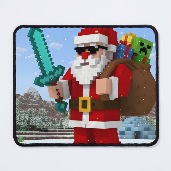 Item preview, Epic Pixel Santa Warrior designed and sold by ReykorShop.