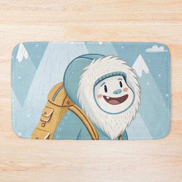 Item preview, Friendly Yeti in Human Clothing | Cute Winter Folklore Illustration designed and sold by AIfolklore.
