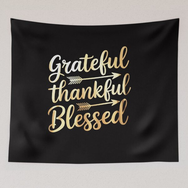 Item preview, Grateful Thankful Blessed Thanksgiving Holiday Season Gift designed and sold by OlafLica.