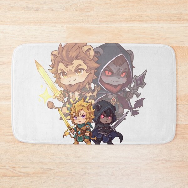 Item preview, Lyros & Kael – Twin Lion Spirits of Light and Shadow designed and sold by Monzora.