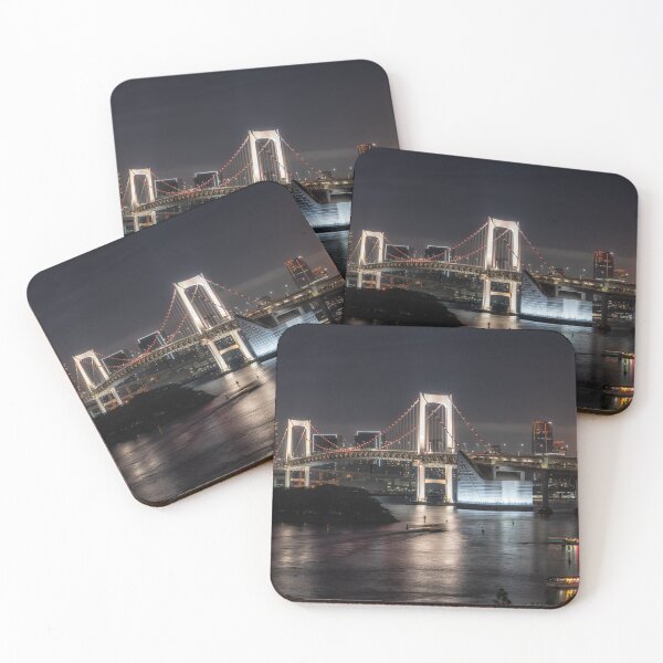 Item preview, Rainbow Bridge in Tokyo at Night designed and sold by aaronchoi.