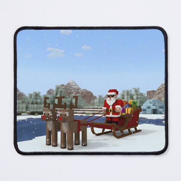 Item preview, Pixel Santa Sleigh Ride designed and sold by ReykorShop.