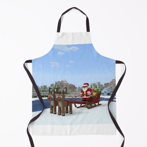 Item preview, Pixel Santa Sleigh Ride designed and sold by ReykorShop.