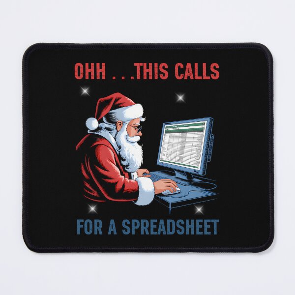 Item preview, Calls Oh Nerd Spreadsheet Christmas Holiday Fashion For This Funny Classic designed and sold by JasonCorvar.
