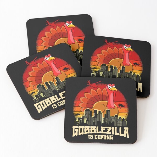 Item preview, Retro Style Funny Gobblezilla Humor Happy Quote Thanksgiving designed and sold by nguyenconguan80.