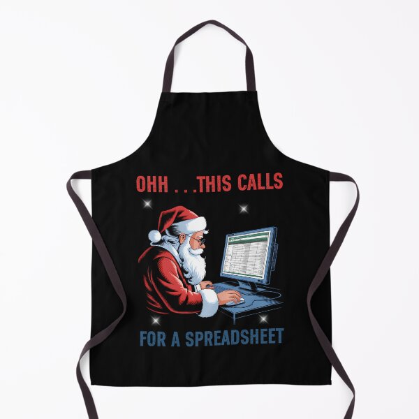 Item preview, Calls Oh Nerd Spreadsheet Christmas Holiday Fashion For This Funny Classic designed and sold by JasonCorvar.