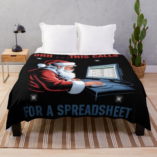 Item preview, Calls Oh Nerd Spreadsheet Christmas Holiday Fashion For This Funny Classic designed and sold by JasonCorvar.