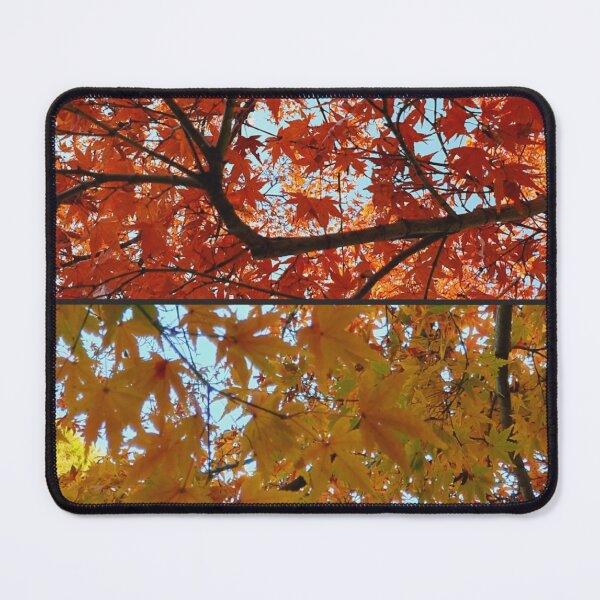 Item preview, Japanese Garden autumn leaves collage - fall foliage designed and sold by TalBright.