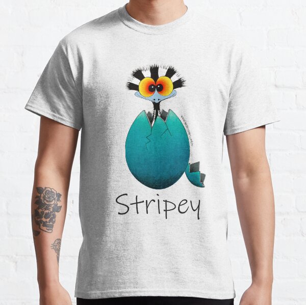 Stripey Hatching Classic T-Shirt
