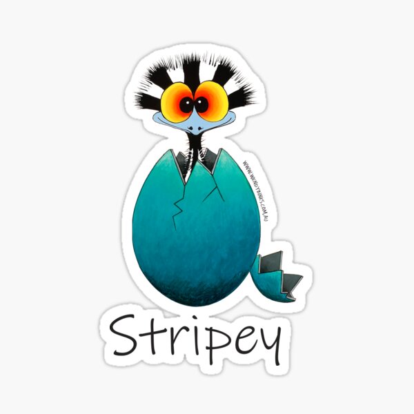 Stripey Hatching Sticker