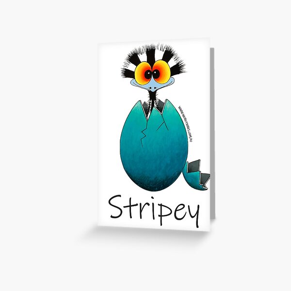 Stripey Hatching Greeting Card