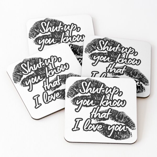 Item preview, Shut Up Easy Sapphic Kiss - Black White designed and sold by EvergreenRevolt.