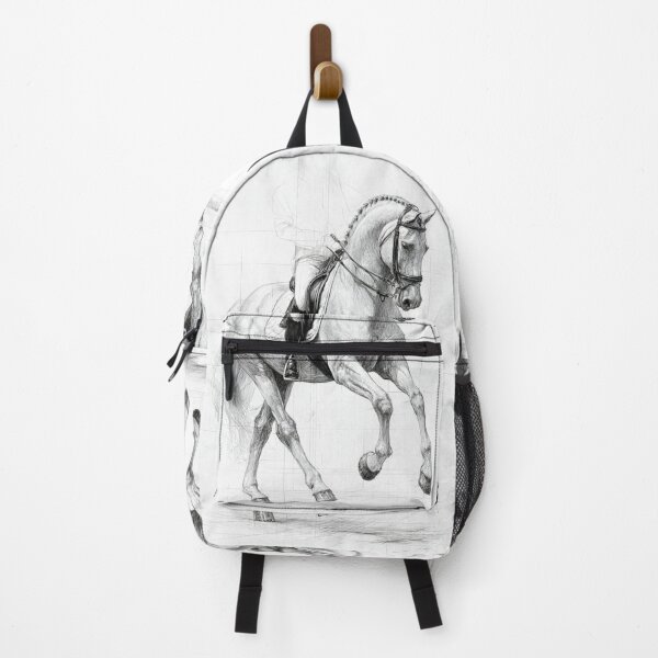 Item preview, A Trakehner horse depicted in mid-dressage routine Horses in Motion designed and sold by CDC40.
