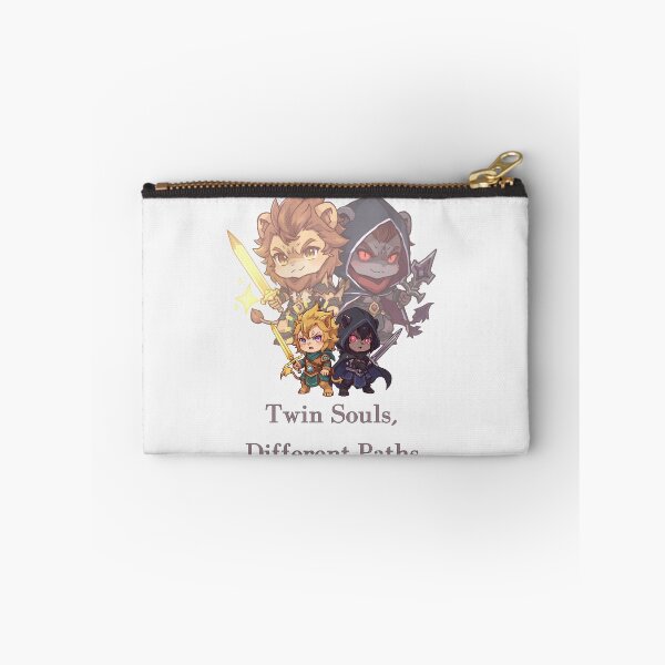 Item preview, Lyros & Kael – Twin Lion Spirits of Light and Shadow designed and sold by Monzora.