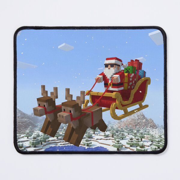 Item preview, Pixel Santa Flying Sleigh designed and sold by ReykorShop.