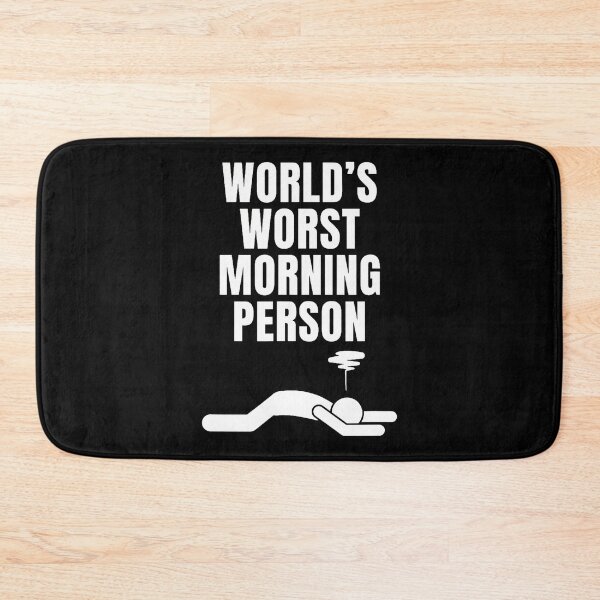 Item preview, Worlds Worst Morning Person Funny Stick Figure designed and sold by LauraLydiaa.
