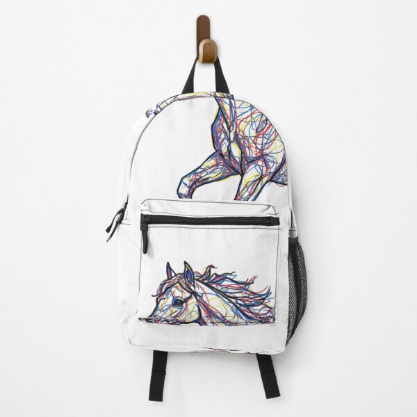 Item preview, Colorful Scribble Horse - Artistic Year of the Horse 2026 designed and sold by GeniePixel.