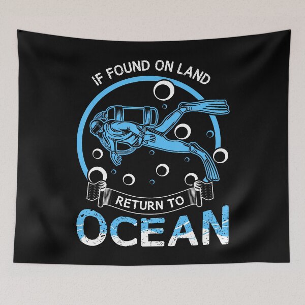 Item preview, If Found On Land Return To Ocean Diver Diving designed and sold by JosephineSarah.