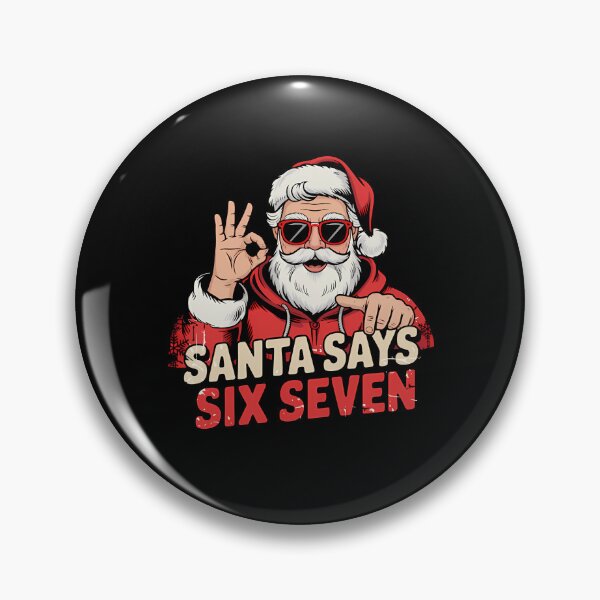 Item preview, Happy Six Santa Says Retro Seven Santa Claus Bruh Holiday designed and sold by ChadnoSmith.