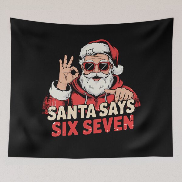 Item preview, Happy Six Santa Says Retro Seven Santa Claus Bruh Holiday designed and sold by ChadnoSmith.