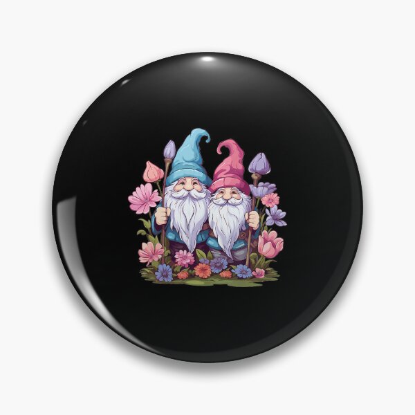Item preview, Colorful Garden Gnome With Flowers I Garden Gnome designed and sold by JosephineSarah.