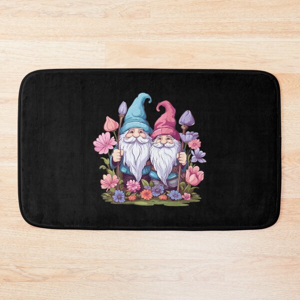 Item preview, Colorful Garden Gnome With Flowers I Garden Gnome designed and sold by JosephineSarah.