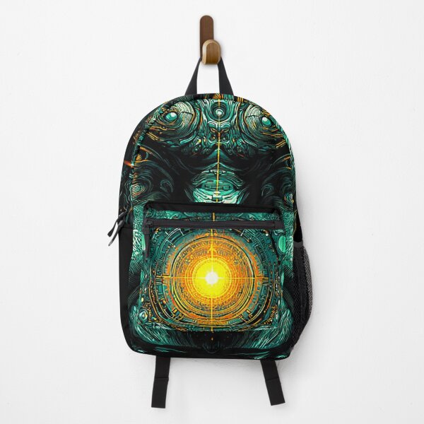 Item preview, Cosmic Shaman – Psychedelic Cyber Portrait designed and sold by DarkSpaceVibes.