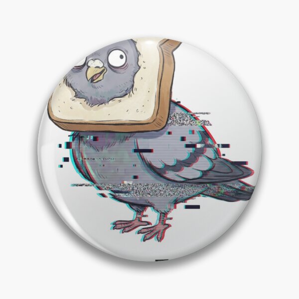Item preview, "System Failure" - The Glitch Pigeon Tee designed and sold by Zion by Carvalho.