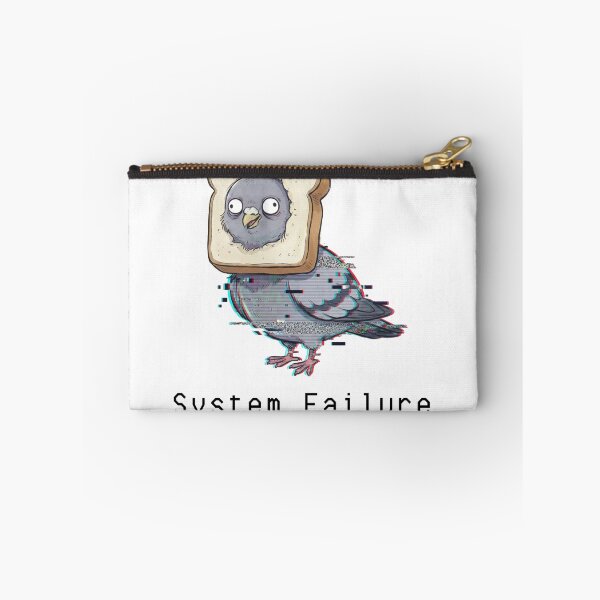 Item preview, "System Failure" - The Glitch Pigeon Tee designed and sold by Zion by Carvalho.
