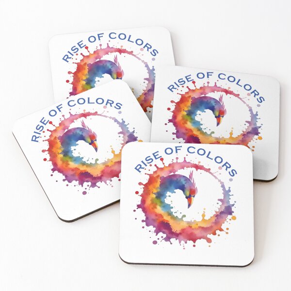 Item preview, Rise of Colors Phoenix Logo – Vibrant Abstract Firebird Symbol designed and sold by ArtiFize Store.