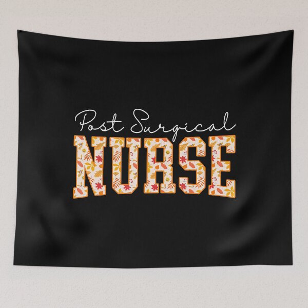 Item preview, Floral Autumn Post Surgical Nurse Operating Room Surgical Rn designed and sold by MyraLorri.