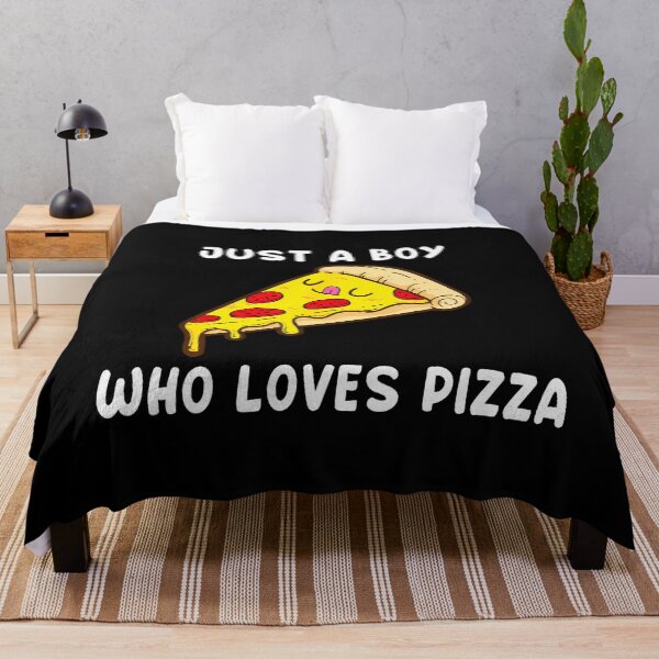 Item preview, Just A Boy Who Loves Pizza designed and sold by FernLela.