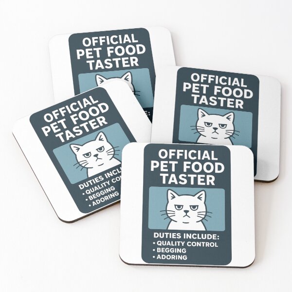 Item preview, Official Pet Food Taster - Custom Pet ID Badge Funny Pet Owner Gift designed and sold by Ataqhin.