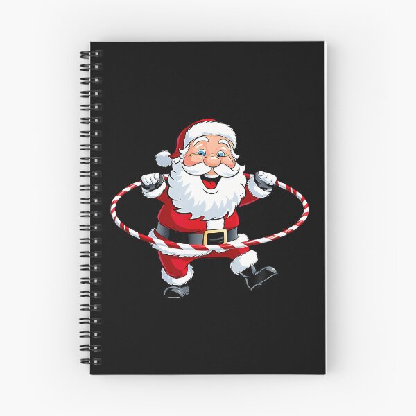 Item preview, Funny Santa Claus Hula Hooping Exercise Merry Christmas Xmas designed and sold by MyraLorri.
